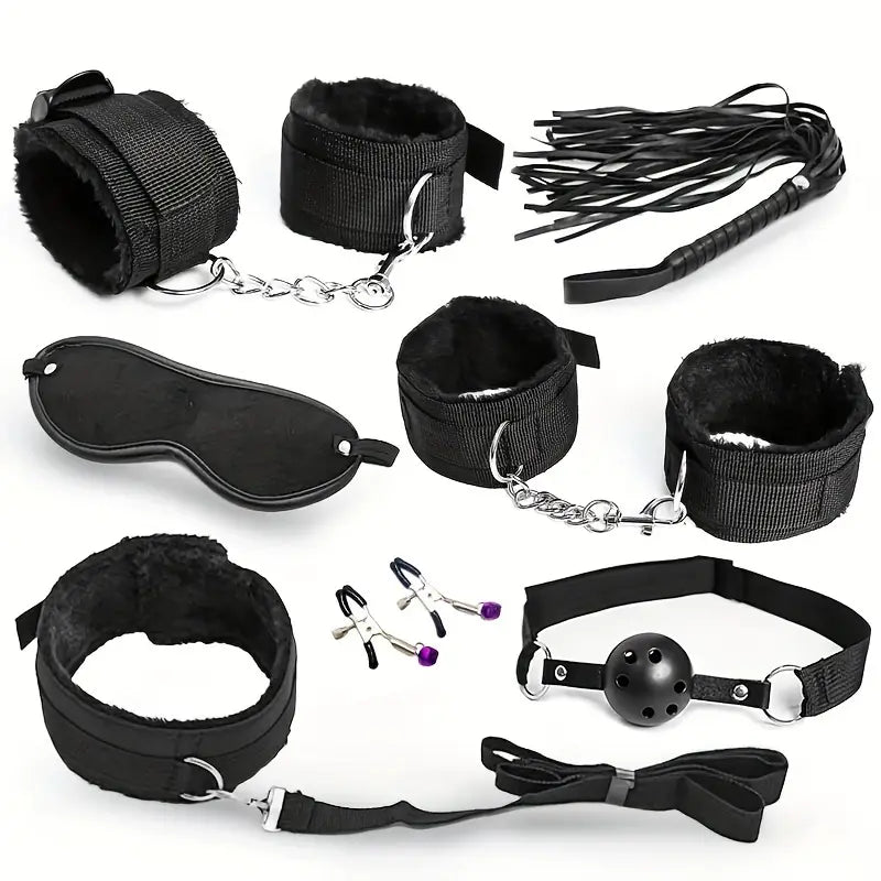 7-Delige BDSM Set – Rood – €49,95