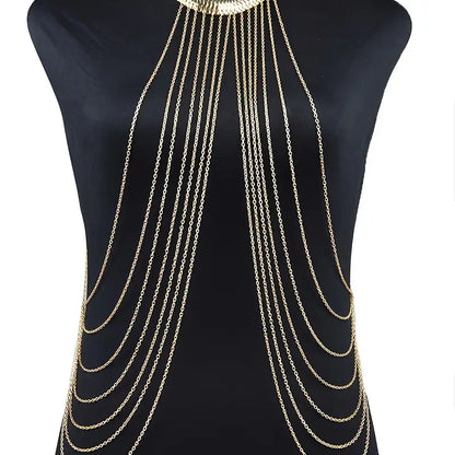 Body Chain de Luxe Goud  | Erotische Accessoire | Dare to Undress