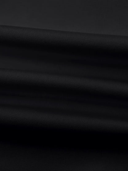 Black Waves – Luxuriöser High-Neck-Body mit wellenförmigem Strukturdesign | Lässig Sexy