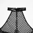 Zwarte kinky bustier body met tule en lak – Dark Doll – sexy & fetish | Dare to Undress