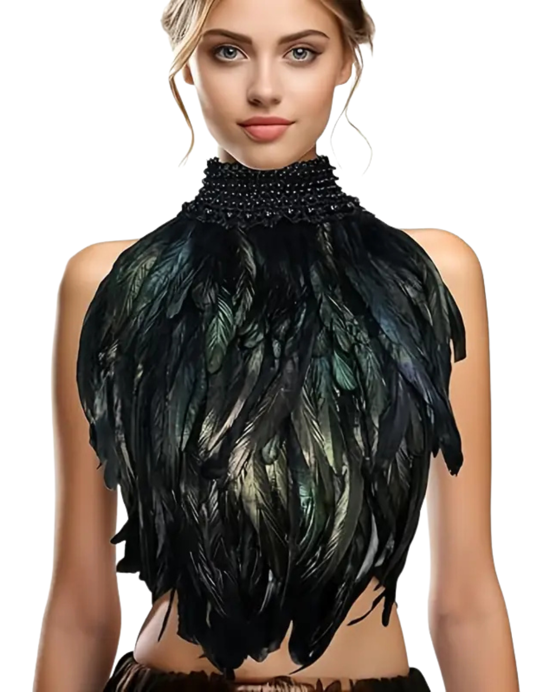Luxe Boudoir Verenkraag  – Dark Swan | Erotische Accessoire & Sexy Lingerie | Dare to Undress