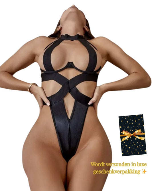 Zwarte BDSM bondage body dames – Obsessive Temptation | Sexy lingerie & erotische lingerie | Dare to Undress