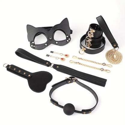 Luxe 8-delige BDSM Set met Opbergkoffer| Dare to Undress